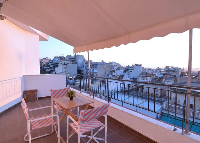 A Minimal Retire At Kypseli With An Amazing View